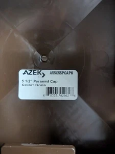 AZEK Pyramid Cap 5.5x5.5 - kona - Picture 1 of 4