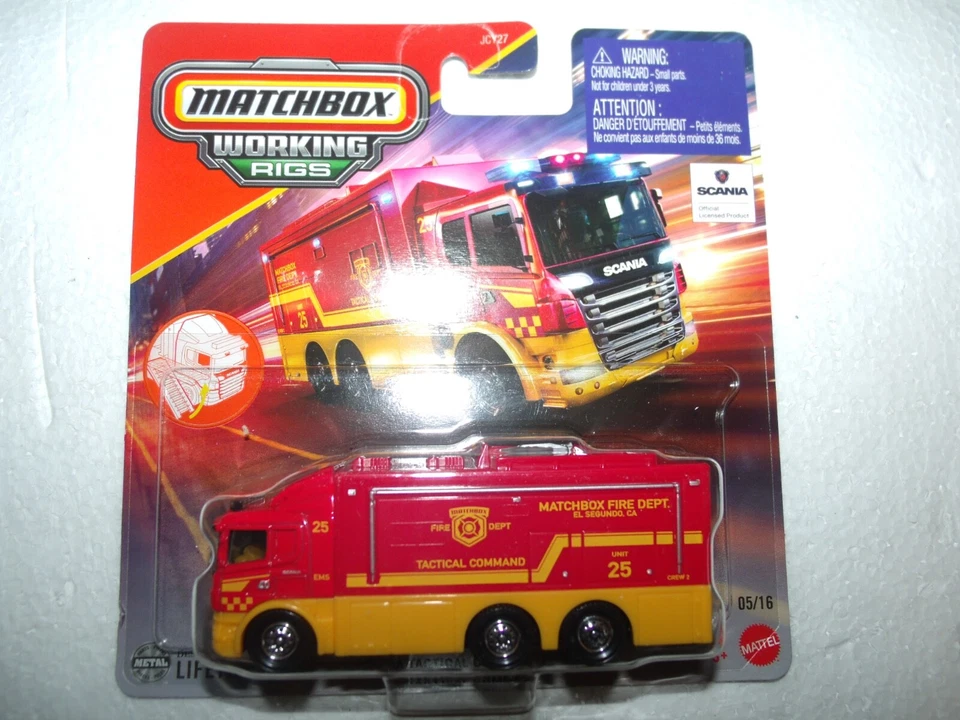 Matchbox 2025 Working Rigs Scania Tactical Command Center VHTF - Image 1 of 1