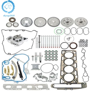 Timing Chain Gears Kit + Head Gasket Bolts Set For GM Ecotec 2.0L 2.4L 2010-2016 - Imagen 1 de 18