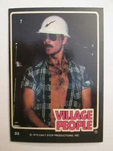 1979 Dunruss Bubble Gum Rock & Roll Sammelkarte #33 Dorf Menschen schwules Interesse - Bild 1 von 1