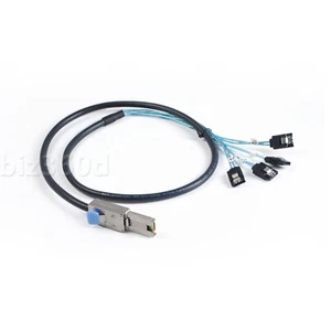 Mini SAS SFF-8088 TO 4x SATA 7Pin Mini-SAS Male TO SATA Adapter Cable FreeShip - Picture 1 of 11