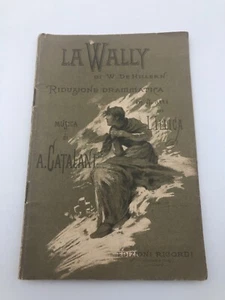 La Wally di W. De Hillern musica di Catalani Ricordi - Picture 1 of 2