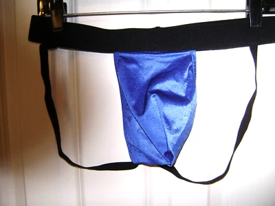 NOS, RARE, "MALE POWER " JOCK IN BLUE SIZE S/M , RARE COLLECTOR'S ITEM, SEXY - Image 1 of 4