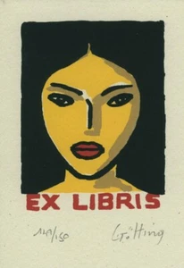 GOTTING TL VISAGES+EX-LIBRIS 150 ex. n°/signés EDITION ORIGINALE 1000 ex. 1998 - Bild 1 von 2