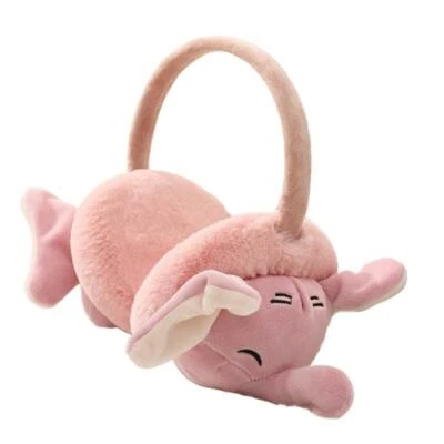 Invierno Moda Imitación Piel Precioso Elefante Orejeras Calentadores Invierno Orejeras Foto 1 de 4