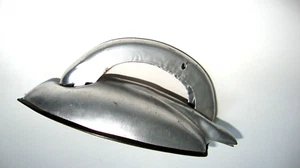 "WOW" SPCL VINTAGE BLECH PRESSSTAHL EISEN mit ORIGINAL SILBERLACK * MADE IN USA - Bild 1 von 6