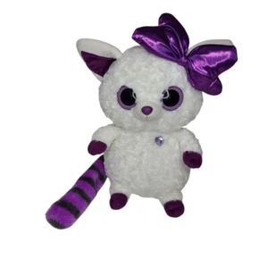 Aurora YooHoo & Friends Plüschtier Pammee 16 Zoll lila weiß Herz gestreift Schwanz Fuchs - Bild 1 von 11