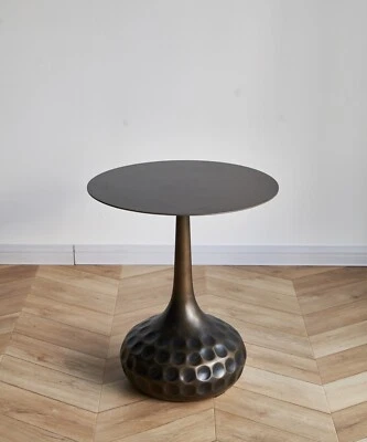 Palma Tall Iron Pedestal Coffee Table - Image 1 of 4