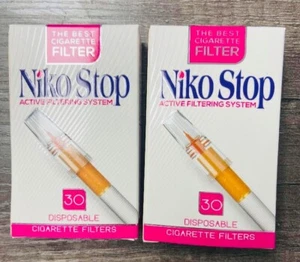 Filtro de cigarrillo Niko Stop, 30 filtros/paquete, un total de 60 filtros (paquete de 2) - Imagen 1 de 1