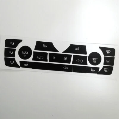 Calcomanía adhesiva de reparación de botón de control de CA para 06-11 BMW 325i 328i 335i E90 E91 E92 Foto 1 de 4