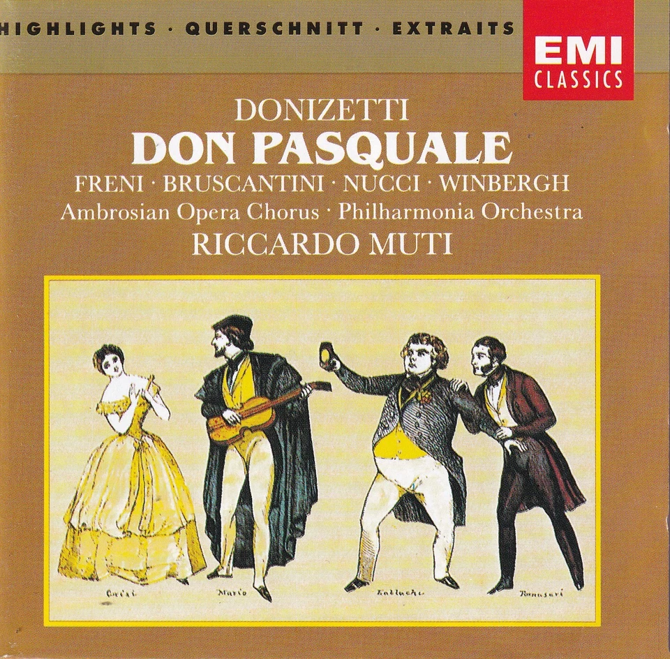 Donizetti: Don Pasquale (Querschnitt) [italienisch ] [Audio CD] Bruscantini; Fre - Bild 1 von 1