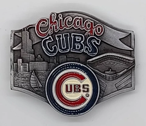 Vintage Chicago Cubs Belt Buckle Cover