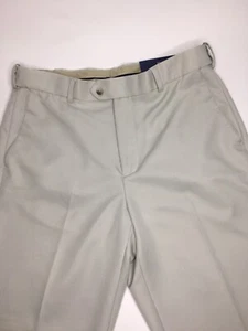Pantalones de microfibra clásicos sin hierro Croft & Barrow para hombre • W32 L30 *Nuevos con etiquetas - Imagen 1 de 7