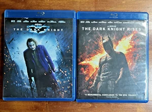 Batman Blu-ray Movies Lot - The Dark Knight & The Dark Knight Rises Nolan Films - Picture 1 of 8