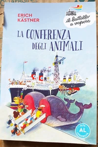 LA CONFERENZA DEGLI ANIMALI - ERICH KASTNER - SERIE AZZURRA 7+ - PIEMME - Foto 1 di 1