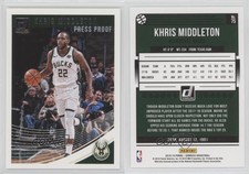 2018-19 Panini Donruss Press Proof Silver /349 Khris Middleton #75