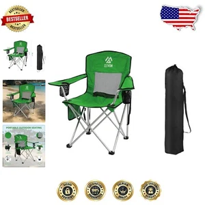 Durable Outdoor Recliner Chair with Mesh Support and Carry Bag - 330 lb Capacity - Picture 1 of 9