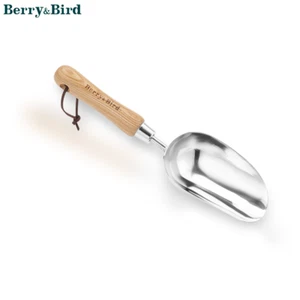 Berry & Bird Jardín Paloma de Mano Suelta Suelo Cuchara de Acero Inoxidable Pala de Mano Pala - Imagen 1 de 15