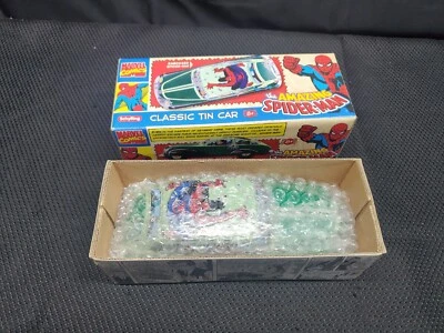 NUEVO Coche clásico de fricción de estaño The Amazing Spider Man Schylling Foto 1 de 4