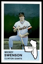 1982 Fritsch Clinton Giants Mickey Swenson Clinton Giants #30