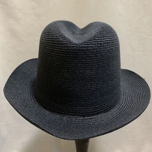 Miller Hüte dunkelblau Milan Stroh Fedora Hut Gr. 6 3/4 - Bild 1 von 6