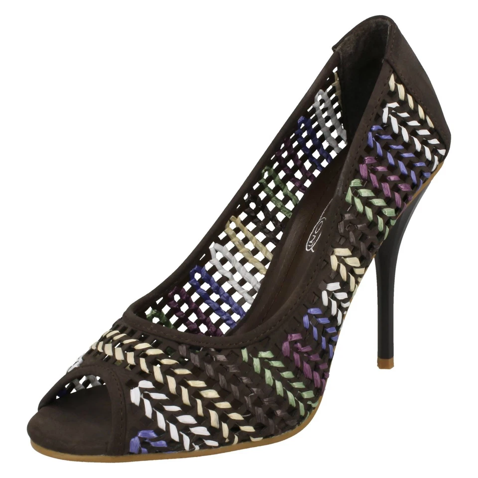 Zapato De Tacón Abierto Para Dama Spot On - Imagen 1 de 1