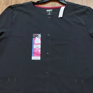 Scrubstar NEU Scrub Top 3XL Aufwärmjacke 4-Wege-Stretch Damen grau L/S Druckknopf 000 - Bild 1 von 10