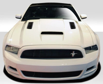For 2013-2014 Mustang / 2010-2014 Mustang GT500 Duraflex CVX Hood - 1 Piece Foto 1 de 4
