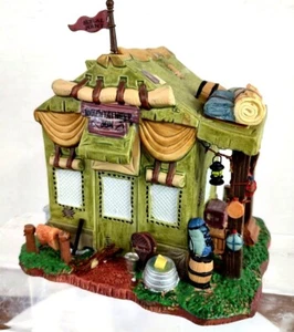 Lemax Vail Village #113724 2009 Rural Point Rustic Tent Lighted Building NIB - Picture 1 of 12