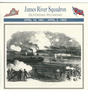 1995 Atlas, Civil War Cards, #28.08 James River Squadron, CSS Virginia - Picture 1 of 1