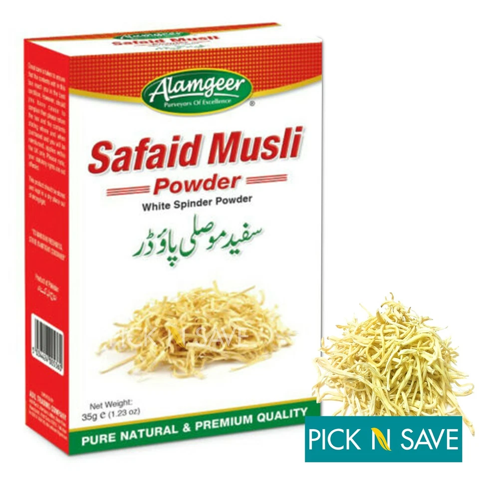 PICK N SAVE Alamgeer Safaid Musil white spinder powder 35g
