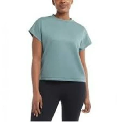 Camiseta Danskin Para Mujer Talla Grande XXL Tidewater Teal Scuba Rib Nueva con Etiquetas Foto 1 de 4