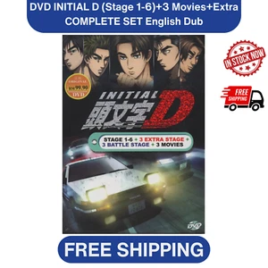 DVD INITIAL D (Stage 1-6)+3 Movies+Extra COMPLETE SET English Dub FREE SHIPPING - Picture 1 of 12