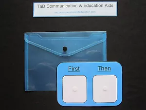 A5 Primero y Luego Tablero Autismo TDAH Comunicación Visual No Verbal PECS Demencia - Imagen 1 de 12