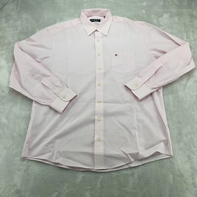 Casa Moda Shirt Mens Large L Pink Embroidered Logo Button Up Casual Long Sleeve - Image 1 of 4