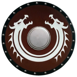 Viking Norse Shield Gloss Self Adhesive Exterior Vinyl Sticker Valhalla 004 - Picture 1 of 1