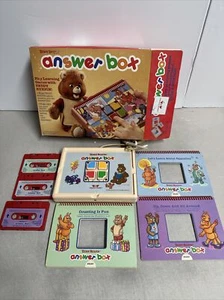 Caja de respuestas vintage de peluche Ruxpin 1985 con 3 casetes y libros que funcionan bien - Imagen 1 de 15