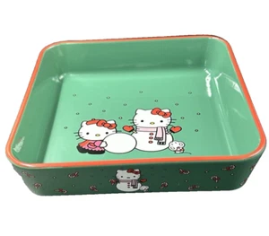 Hello Kitty Weihnachten quadratisch grün Steinzeug Backform von Sanrio - Bild 1 von 9