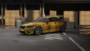 Vollfolierung Taxi Modellauto 1:18 Tuning Carwrapping Decal - Bild 1 von 7