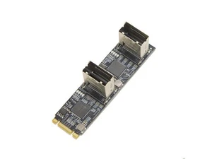 Syba 8 Port Non-RAID SATA III 6Gbp/s to M.2 B+M Key Adapter PCI-e 3.0 x2 Bandwit - Bild 1 von 9
