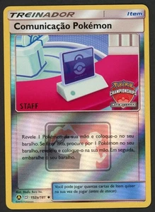 ***Portuguese Pokemon Communication Reverse Holo Staff Promo* Pokemon Kid Icarus - Picture 1 of 2