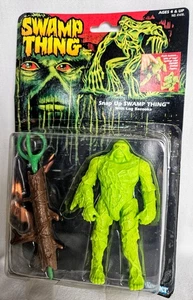 Vintage 1990 Kenner Snap Up Swamp Thing With Log Bazooka - Bild 1 von 11