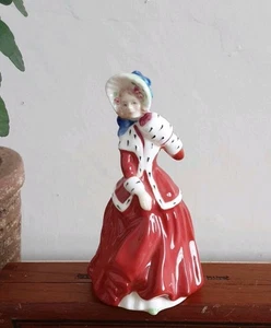 Royal Doulton 4" Bone China Figurine Lady Christmas Morn HN3212 Ornament 1946 - Picture 1 of 7