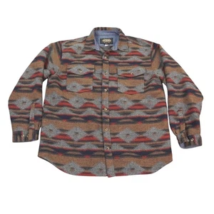 Guide Gear Wollmischung Shaket Herren Large braun Hemd Azteken Southwest Jacke - Bild 1 von 11