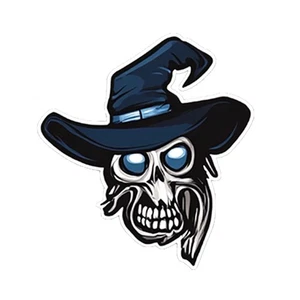 "Jeepers-Creepers" Halloween Menge 4 Vinyl Aufkleber 3x2" für Skateboard Laptop - Bild 1 von 1