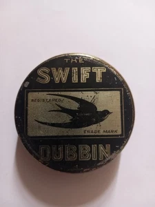 Collectable 'The SWIFT' Dubbin Tin Hounslow England, Rarer than Boot Polish Tin. - Picture 1 of 5