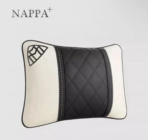 🔥LOWEST PRICE ON EBAY🔥Beige/Black For S-Class/MM Nappa Throw Pillow - Picture 1 of 6