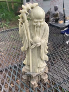Asian Soapstone Statue - Picture 1 of 4