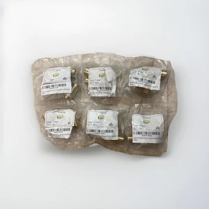 SET (6) Efiled Pex 1”x3/4” Messing Kupplung 3 Packungen BLEIFREI NEU IN VERPACKUNG KOSTENLOSER VERSAND  - Bild 1 von 3