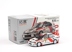 Poprace 1:64 Scale Lancer Evolution EVO IV Rally 1 Sport Model Diecast Metal Car - Picture 1 of 10